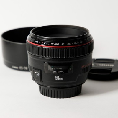 Canon EF 50mm f1.2 L USM Lens (Dry Box-Stored, Very Cared For)
