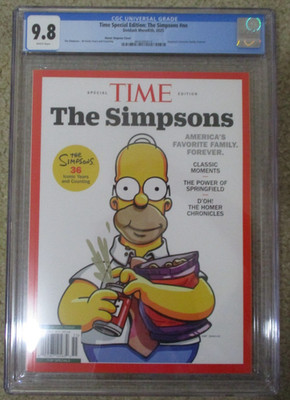 TIME MAGAZINE THE SIMPSONS SPECIAL EDITION 2025 CGC 9.8 HOMER
