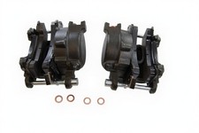 78-88 Gm Metric Front Loaded Brake Calipers Pair Fit Mustang 2 G-body Black