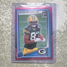 Panini Donruss Optic Savion Williams #221 Rated Rookie Pink Prizm Packers