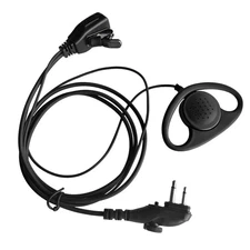 D Shape Two Way Radio Earpiece, Walkie Talkie Headset, Hytera Hyt BD502i BD402i