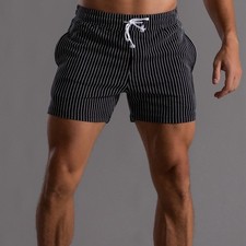 Men Cotton Shorts Outdoor Casual Sports Summer Casual Athletic Gym Shorts Pants