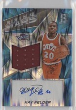 2016 Panini Spectra Rising Star Memorabilia Neon Blue 10/99 Kay Felder Auto 8f4