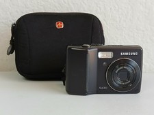 Black SAMSUNG Digimax S630 Compact Digital Camera 6.0 MP Preowned Working