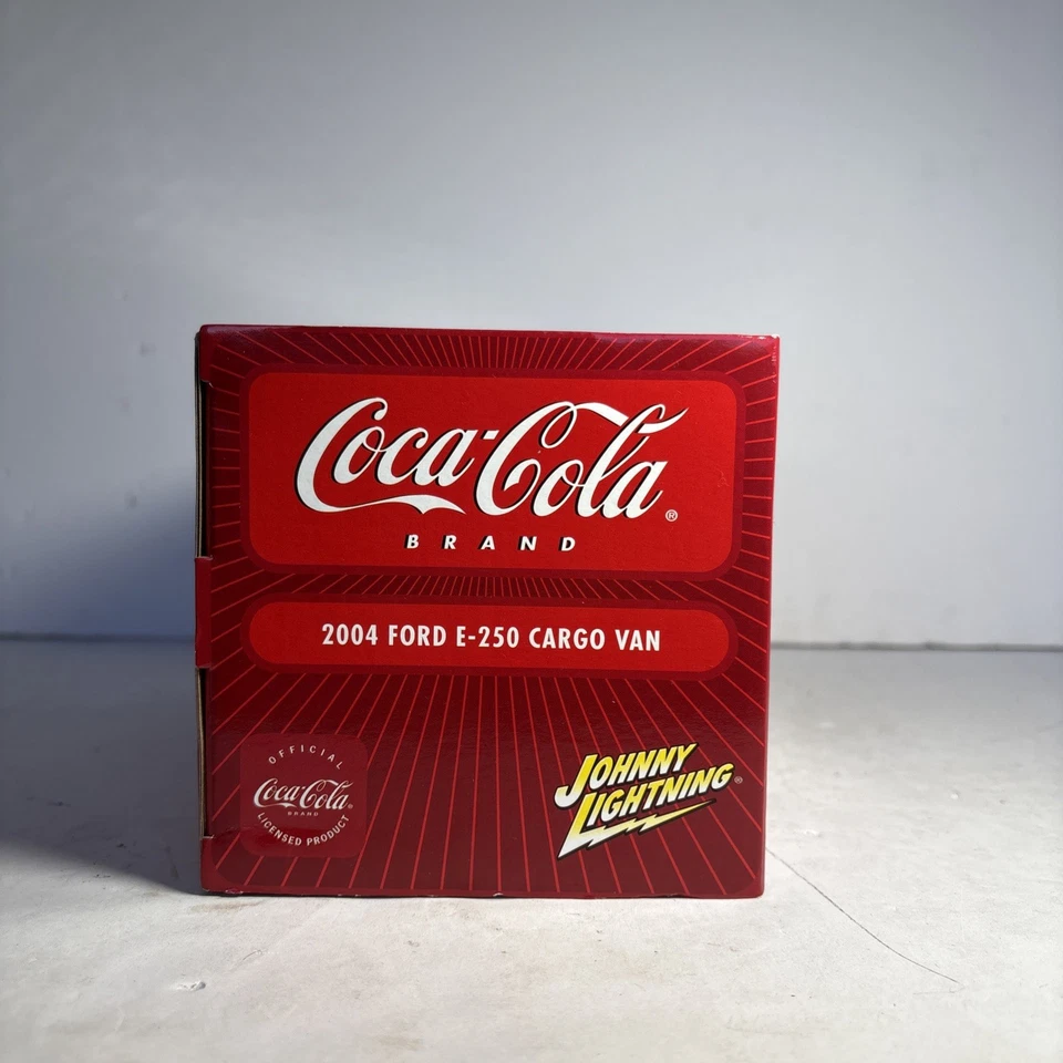Johnny Lightning 2004 Ford E-250 Cargo Van 1:24 Coca-Cola Diecast NIB - Image 4 of 4