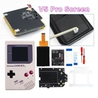 GB DMG LCD IPS V5 Backlight Screen Kit w/ Rechargeable Battery For Game Boy