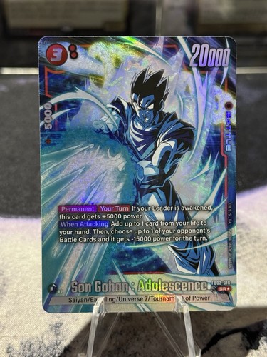 Dragon Ball Super Fusion Blazing Aura Son Gohan Adolescence FB02-018 Alt Art SR