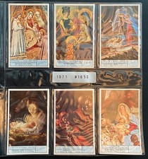 6 Chromos Liebig Italian Number S1852 The Nativity 1971