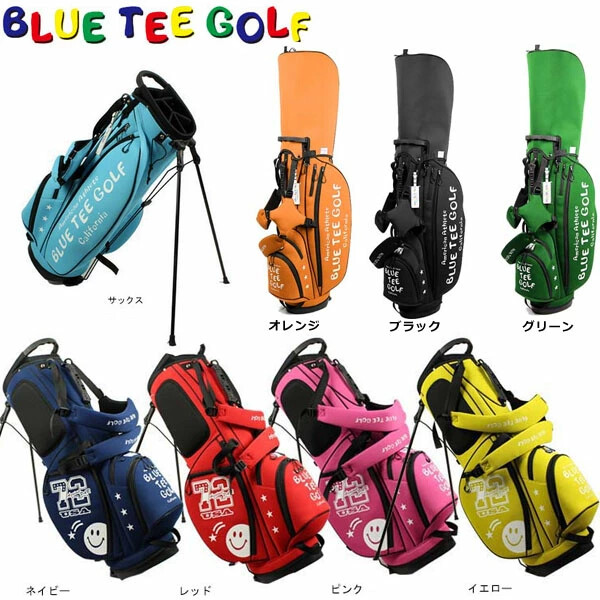 BLUE TEE GOLF California Stand Caddy Bag CB-003 Type 9 BLUE TEE GOLF California Stand Caddy Bag CB-003 Type 9