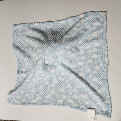 Sam Salem & Son Born Plush Bear Blue White Lovey Security Blanket Large - Picture 7 of 7
