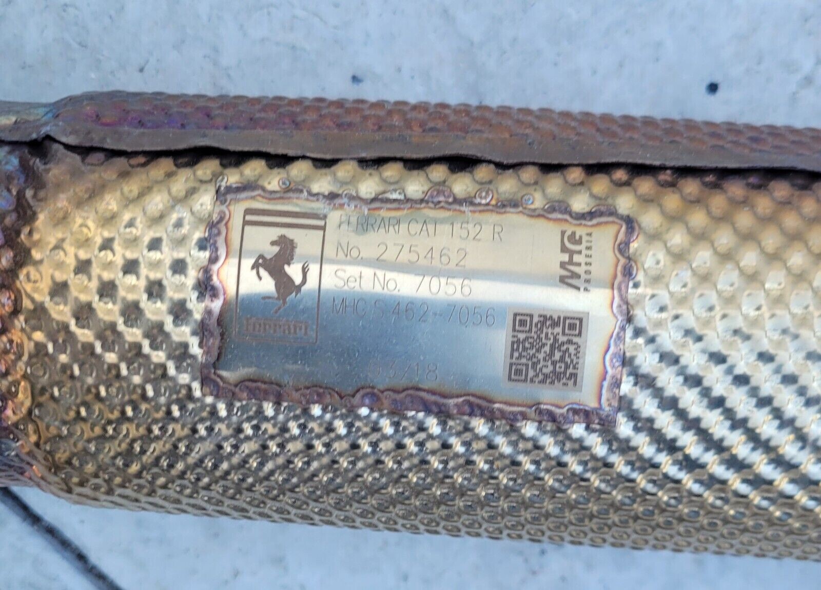 Ferrari 812 F12 Exhaust Muffler 275462 275463 LEFT RIGHT OEM