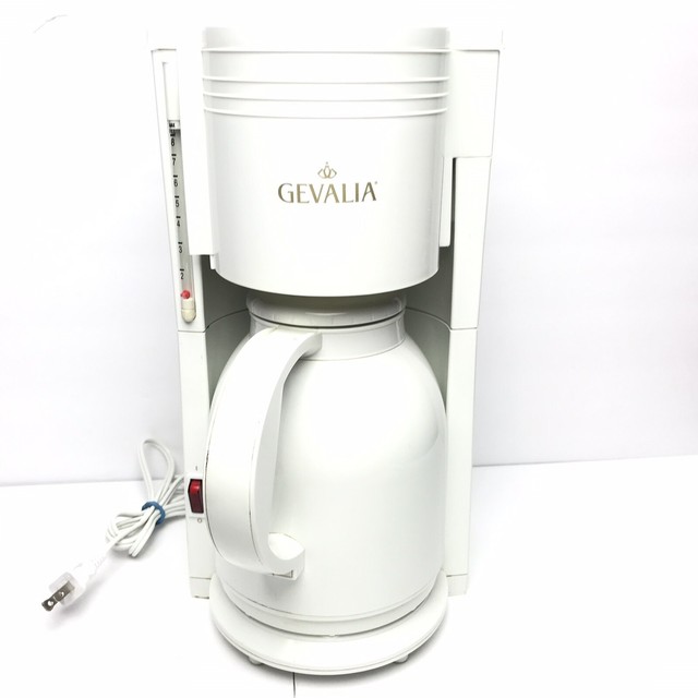 Gevalia KA865MW Thermal 8 Cup Carafe Coffee Maker White for sale