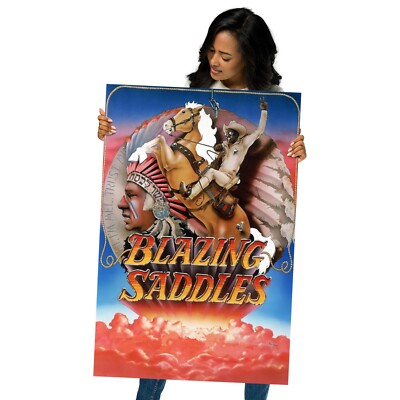 Blazing Saddles 1974 Poster 24x36'' RARE Reproduction Museum Quality