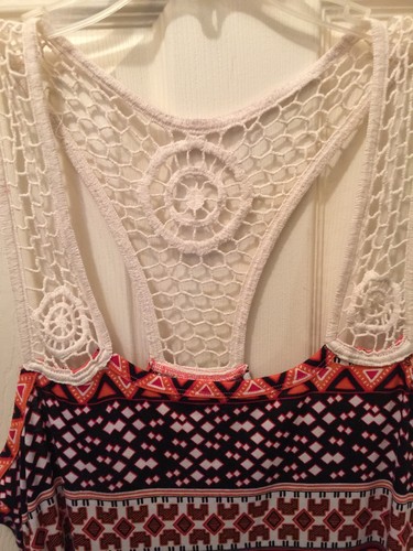 Maxi Dress from Caren Sport SIZE 1X Lace Shoulder Straps Sleeveless Summertime - Picture 2 of 5