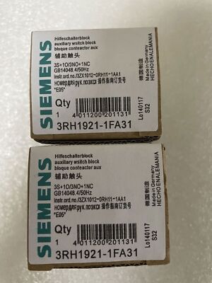 1PCS In Box New Brand Auxiliary Contact 3RH1 921-1FA22 SIEMENS 3RH1921-1FA22 | UK