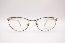 Vintage Metzler 2324 301 Gold Multicolored Oval Glasses Frame NOS