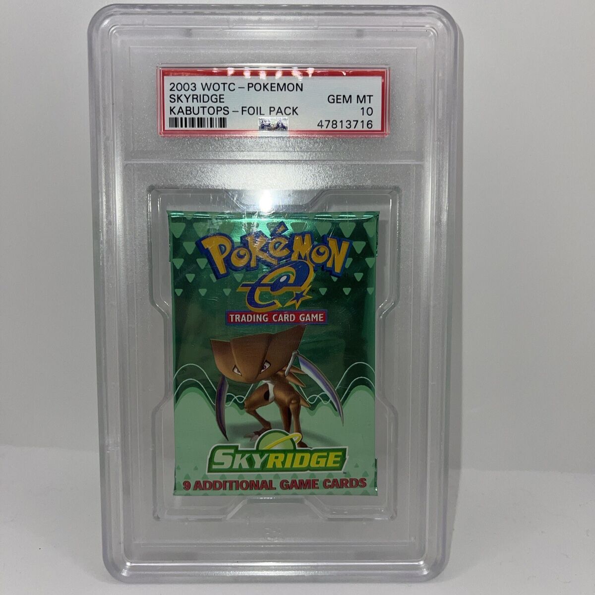 PSA 10 Skyridge Booster Pack Kabutops Pokemon 2003 | eBay PSA 10 Skyridge Booster Pack Kabutops Pokemon 2003 | eBay
