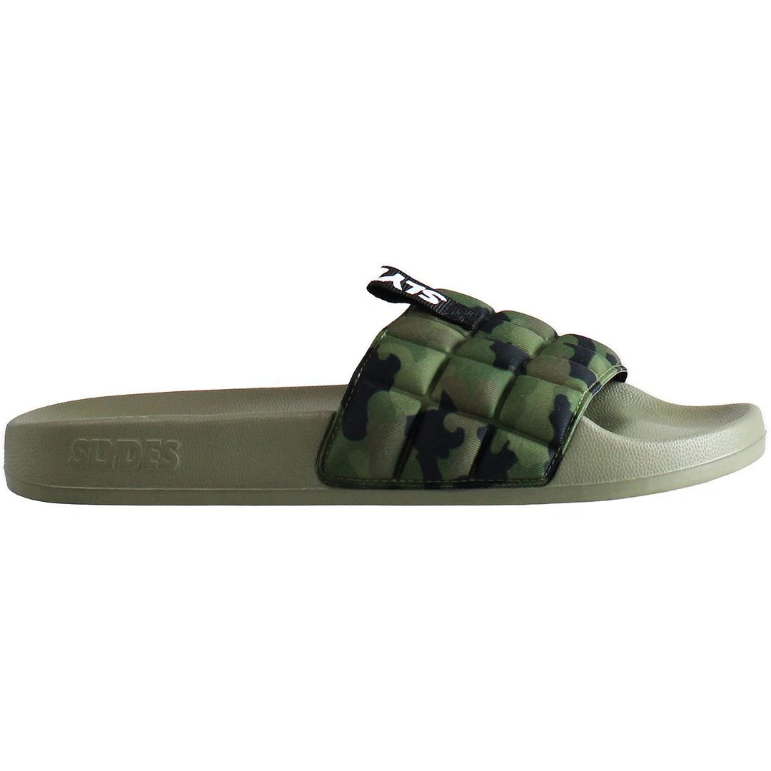 Khaki sliders mens sale