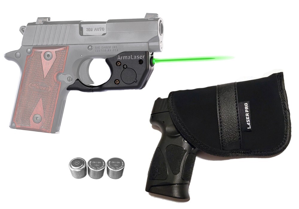 ARMALASER TR8G Green Laser Sight for Sig Sauer P238 & P938 with