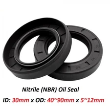 R23/TC Oil Seal NBR Nitrile Rotary Shaft Seal Lip Seal 30mm Inner Diameter