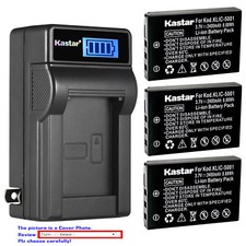 Kastar Battery LCD Wall Charger for Kodak KLIC-5001 Kodak EasyShare DX7440 Zoom