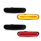 Red Amber Front+Rear Bumper Side Marker Lights For 02-05 Honda Civic Si EP3 3DR