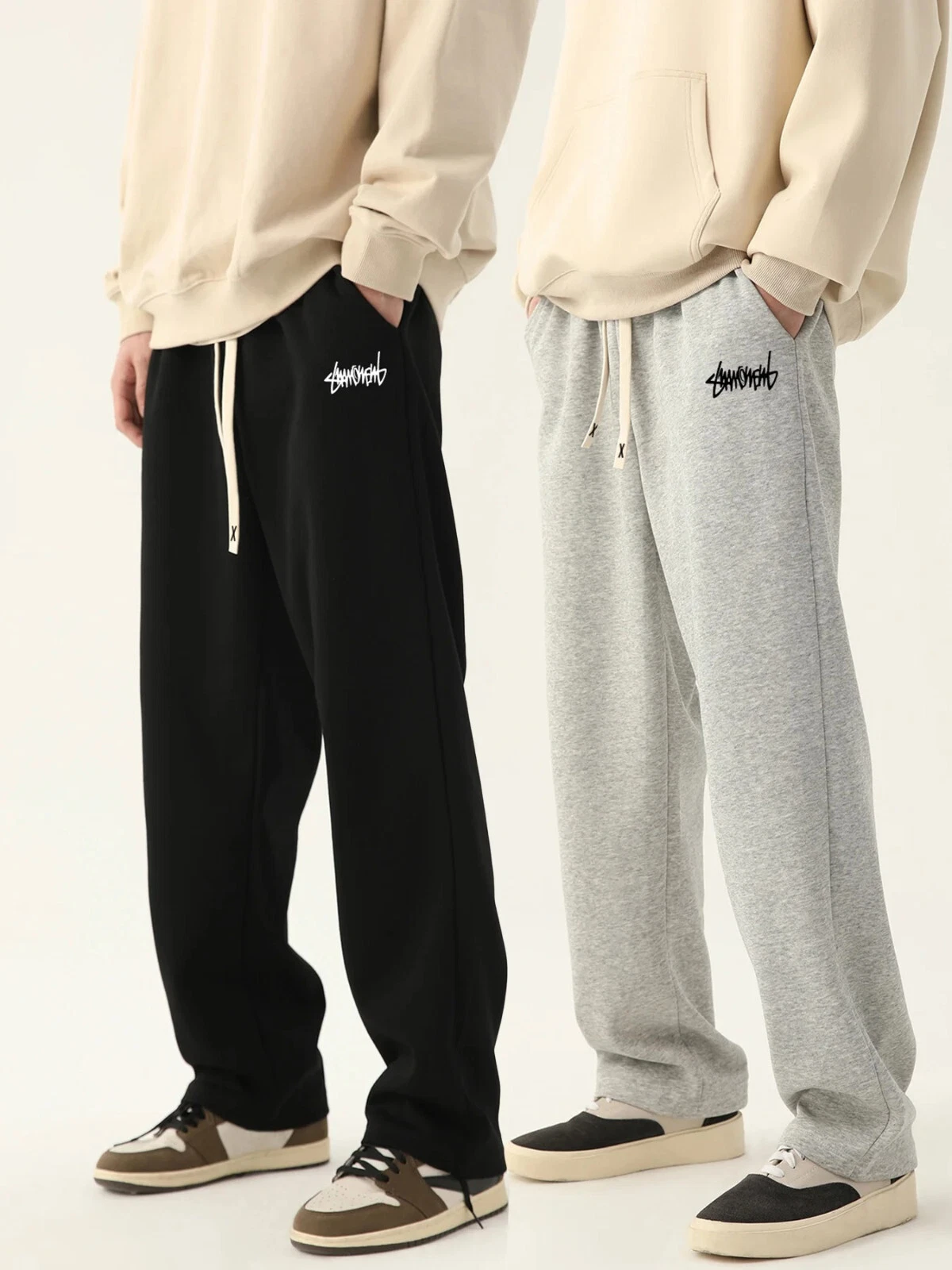 Men's Jogging Pants Neutral Breathable Outdoor Sweatpants Baggy Activewear
Opens in a new window or