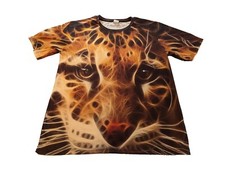 Crazy Cat Shirt 3D Print Mens Unisex XL Unique Tiger King House Big Cat Cougar