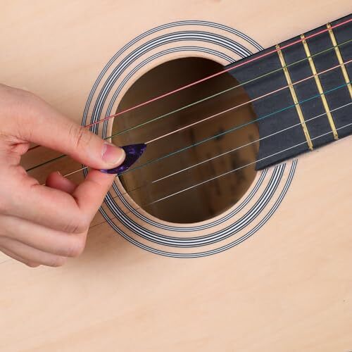30Pcs Guitar Finger Protectors 5 Sizes Silicone Guitar Finger Guards Fingertip - Picture 7 of 8