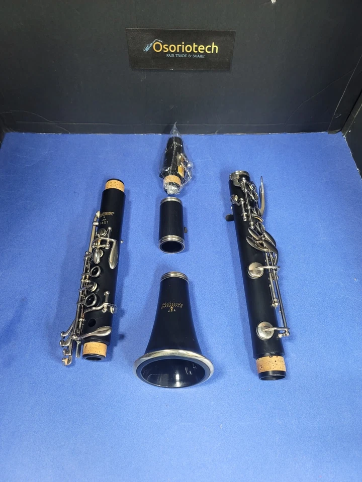 SELMER 1401 Hecho en EE. UU. - ¡Clarinete de estudiante Bb revisado y limpiado por ultrasonidos!! Foto 4 de 4