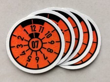 Historischer TÜV HU Stempel Plakette Kennzeichen zum Kleben 2007 für Sammler