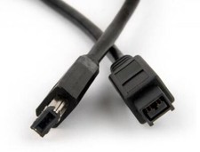 1.5m FireWire 400 to 800 Cable IEEE 6 Pin to 9 Pin for Mac PC Audio Camera Drive