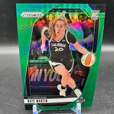 Kate Martin Rookie Green Prizm 2024 Panini Prizm WNBA #126 RC Las Vegas Aces