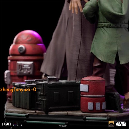 Iron Studios Star Wars Obi-Wan and Young Leia Deluxe 1/10 Scale Statue Figure - Picture 8 of 11
