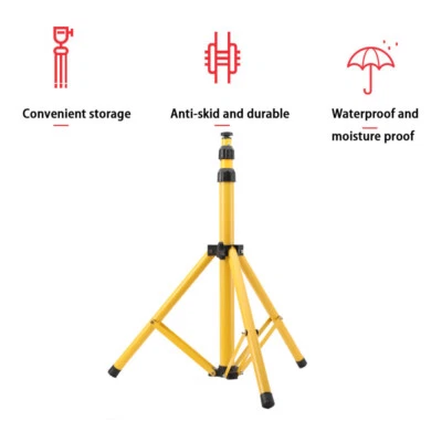 Flood Light Tripod Stand Camp Work Site Emergency Lamp Stand Halogen Stand UK