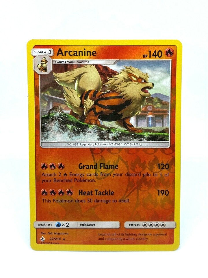 Arcanine 22/214 Sm-Unbroken Bonds for sale | eBay