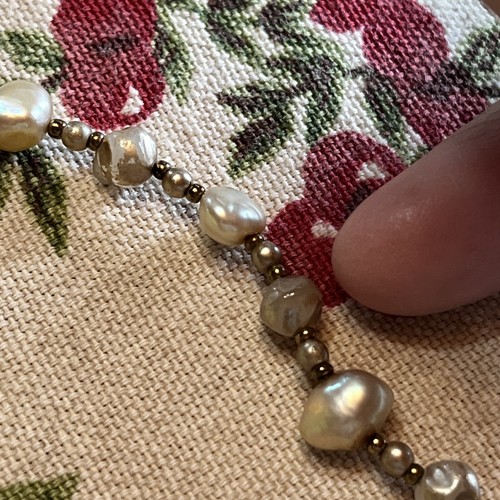 Oscar de la Renta Women's Pearl & Bead Necklace 16” - READ - Picture 5 of 8