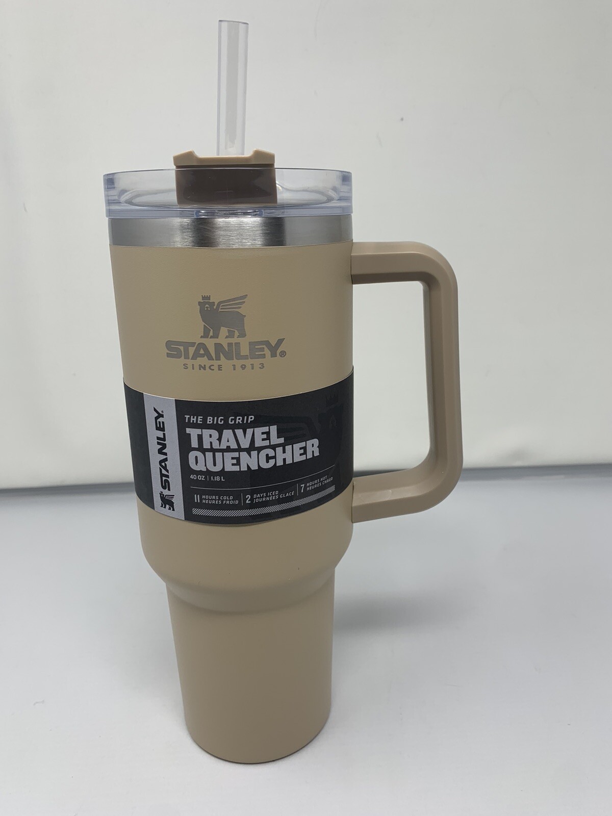 *NEW* Stanley Adventure Quencher Travel Tumbler Driftwood 40 Oz Straw