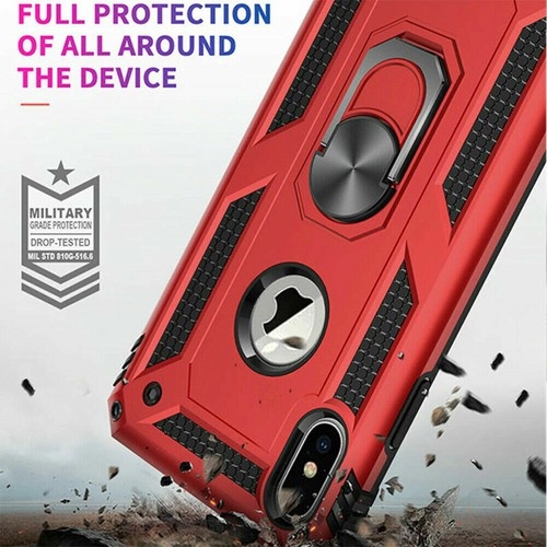 Shockproof Armor Ring Cover Case For 11 12 13 14 15 16 Pro Max XR XS 7 8 - Picture 5 of 25