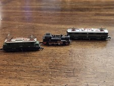Lot Of 3 NON RUNNING Marklin Z LOCOS 8895 BR 74 Swiss Federal & 8505