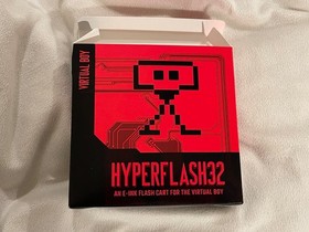 Nintendo Virtual Boy HyperFlash32 eInk Cart - BWR Screen - new / unused