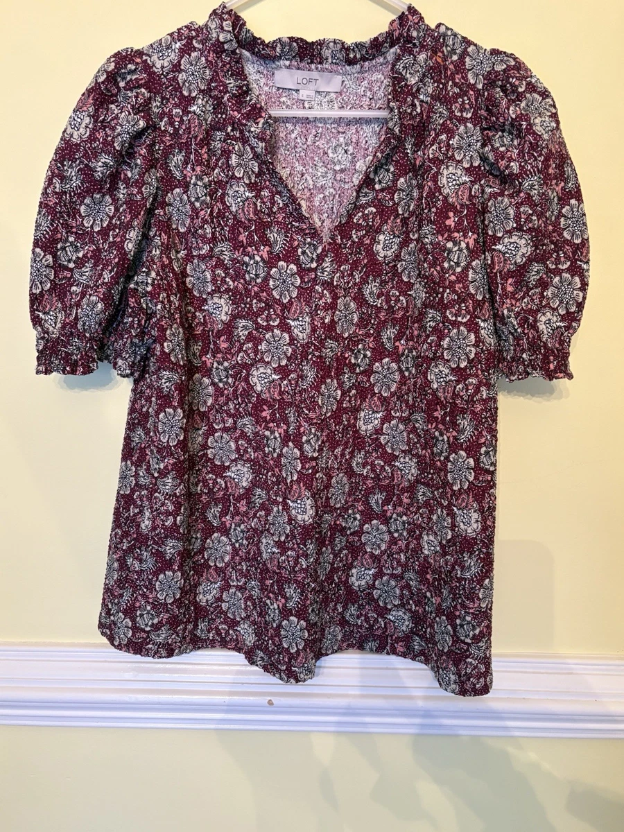 Blouse Ann Taylor Loft Taille XL - Neuf Sans étiquettes - Coupe Régulière