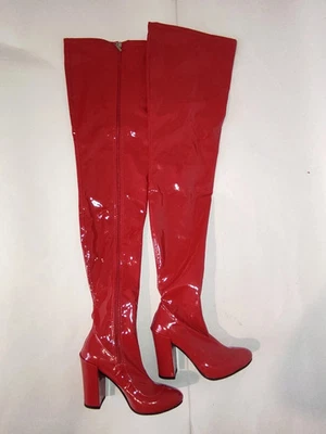 BOLINGIER FASHION STYLE Handgefertigte Overknee-Stiefel lack Absatzhöhe 11 cm , vielen Farben size 41-47