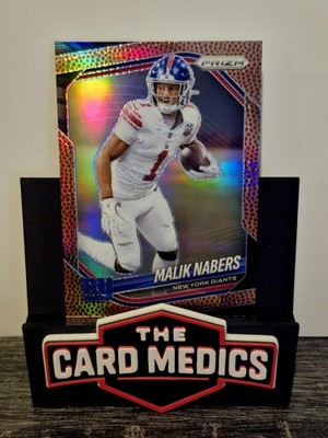 2025 Panini Prizm MALIK NABERS Pigskin Prizm /180 #206 New York Giants