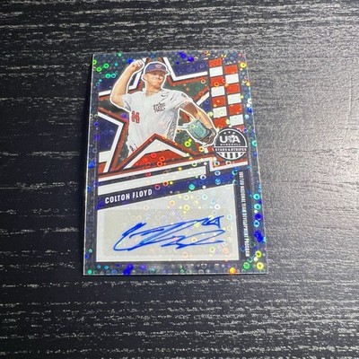 2026 Stars and Stripes Prizm Silver Disco Colton Floyd Autograph