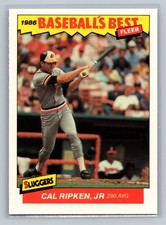 1986 Fleer Baseball's Best #28 Cal Ripken, Jr. Baltimore Orioles