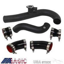 Intercooler Pipe Kit Compatible For Ford Mustang Ecoboost 2015-2020 Black