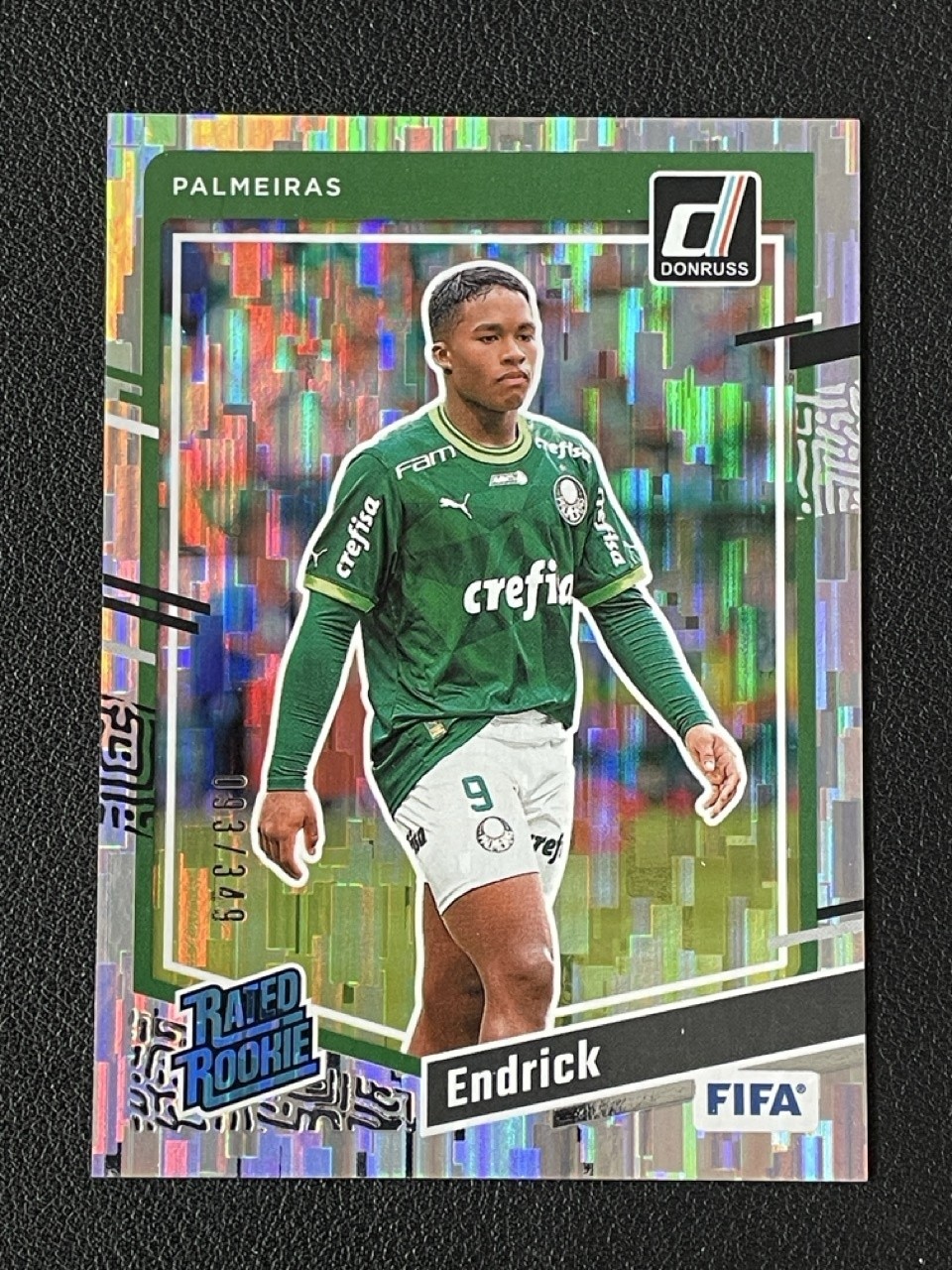Endrick 2023-24 Panini Donruss FIFA Rated Rookie Silver RC /349 #176