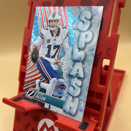 2024 Panini Zenith SPLASH Josh Allen Red Holofoil color 31/50 #16 - Picture 3 of 7