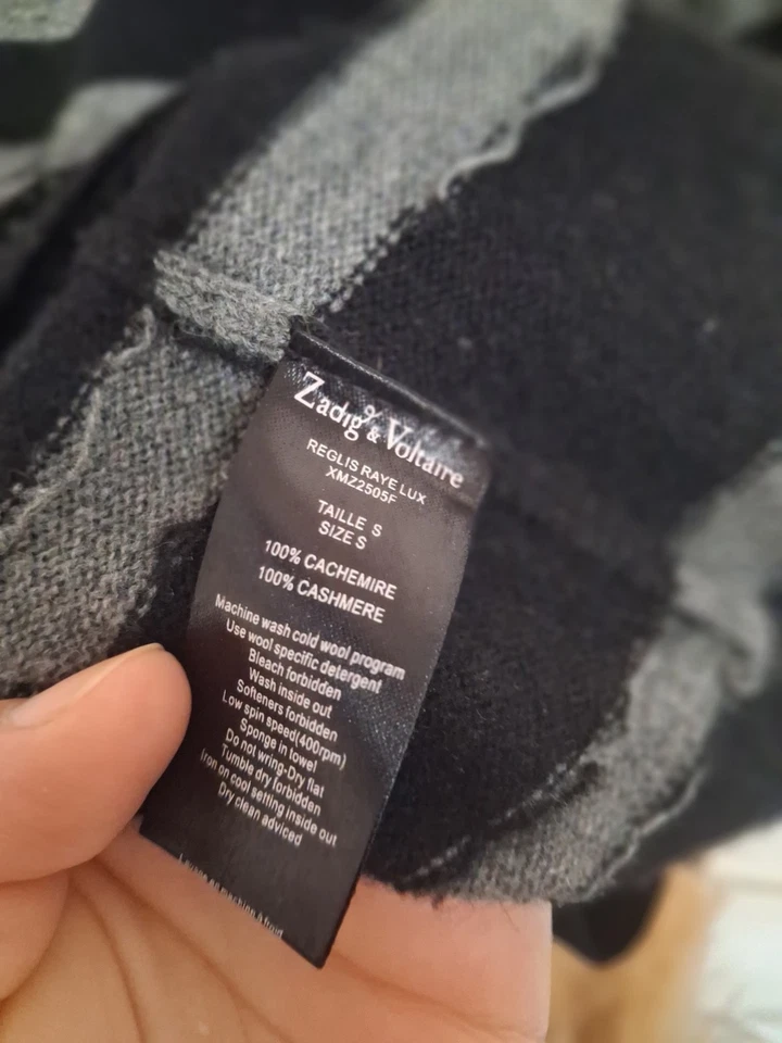 pull 100% cachemire zadig & voltaire femme taille S - Photo 4/4